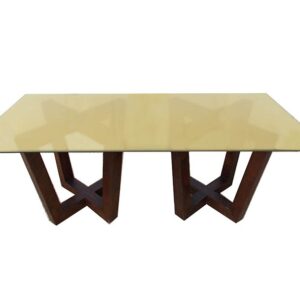 Mesa Tampo Dourado Trapézio MC-2090T