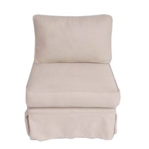 Poltrona sem braço KD-540 capa suede